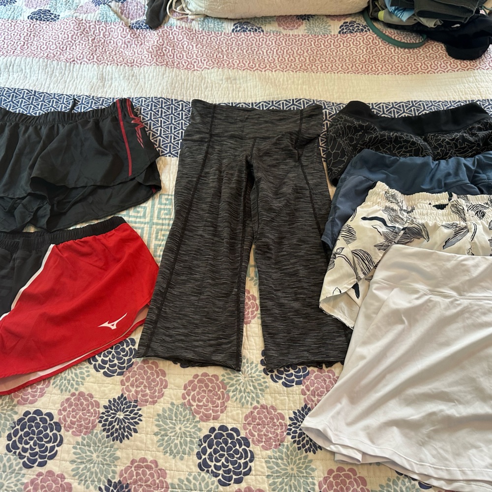 Athleta and Mizuno Running Lot of 5 items
